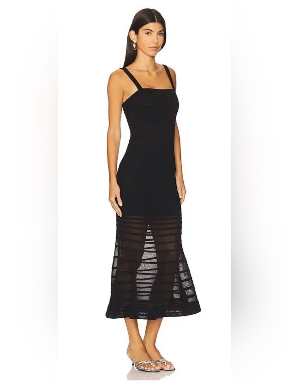 Simkhai Vallarie Midi Dress - Black